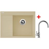 Sinks RIM 650 P Sahara + Vitalia - Kitchen Sink and Tap Set