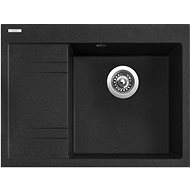 Sinks RIM 650 P Granblack right - Granite Sink