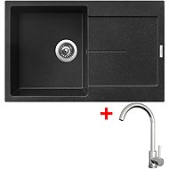 Sinks Ultima 790 Granblack + Arco celonerezový - Set dřezu a baterie