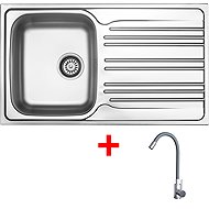 Sinks Star 860 + Elasta stainless steel/gray - Kitchen Sink and Tap Set