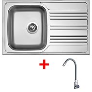 Sinks Star 780 + Elasta stainless steel/gray - Kitchen Sink and Tap Set