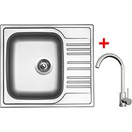 Sinks Star 580 + Arco all stainless steel - Kitchen Sink and Tap Set