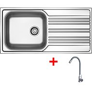 Sinks Star 1000 XXL + Elasta stainless steel/gray - Kitchen Sink and Tap Set