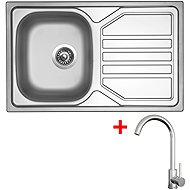 Sinks Okio 800 + Arco all stainless steel - Kitchen Sink and Tap Set