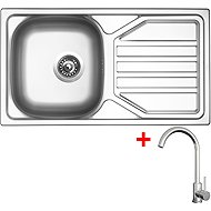 Sinks Okio 780 + Arco all stainless steel - Kitchen Sink and Tap Set