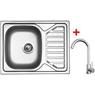 Sinks Okio 650 + Arco all stainless steel - Kitchen Sink and Tap Set