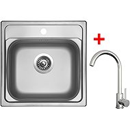 Sinks Manaus 480 + Arco all stainless steel - Kitchen Sink and Tap Set