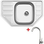 Sinks Corno 770 + Arco all stainless steel - Kitchen Sink and Tap Set