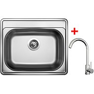 Sinks Comfort 600 + Arco all stainless steel - Kitchen Sink and Tap Set