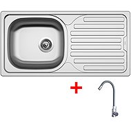 Sinks Classic 860 + Elasta stainless steel/gray - Kitchen Sink and Tap Set