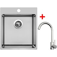 Sinks Blocker 450 + Arco all stainless steel - Kitchen Sink and Tap Set