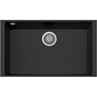 SINKS Cube 690U Nanoblack for bottom mounting - Granite Sink