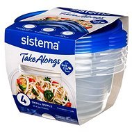 Sistema 760 ml Small Bowl 4 Pack TakeAlongs - Dózy na potraviny