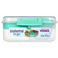 Sistema 1,25 Liter Bento Cube To Go - Minty Teal - Dose