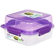 Sistema Lunch Stack Square To Go Purple Online 1,24 l  (4) - Dóza