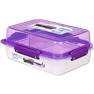 Sistema Lunch Stack Rectangle To Go Purple Online 1.8L  (4) - Storage Jar