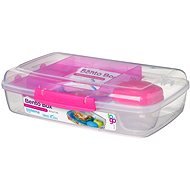 SISTEMA 1.76L Bento Box rózsaszínű uzsonnás doboz - Uzsonnás doboz