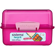 Sistema Lunch box with 2 compartments 1,4 l, pink - Lunch Box