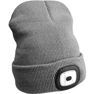 SIXTOL 45lm, rechargeable, USB, universal size, light grey - Winter Hat