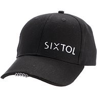 SIXTOL Cap with LED light B-CAP 25lm, rechargeable, USB, universal size, black - Cap