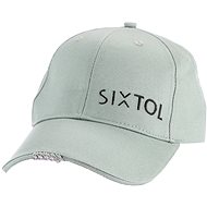SIXTOL Cap with LED light B-CAP 25lm, rechargeable, USB, universal size, green - Baseball Cap