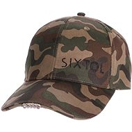 SIXTOL Cap with LED light B-CAP 25lm, rechargeable, USB, universal size, camouflage - Baseball Cap