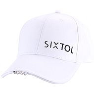 SIXTOL Cap with LED light B-CAP 25lm, rechargeable, USB, universal size, white - Baseball Cap