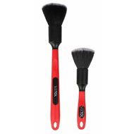 SIXTOL Set of precision brushes for car cleaning with ergo handle CAR DETAILING BRUSH 2 PRO, 2 pcs - Detailing Brush