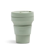 Stojo foldable cup Midi, 355 ml, sage - Drinking Cup