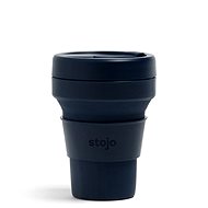 Stojo foldable cup Midi, 355 ml, dark blue - Drinking Cup