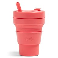 Stojo foldable cup Maxi, 470 ml, coral - Drinking Cup
