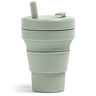 Stojo foldable cup Maxi, 470 ml, sage - Drinking Cup