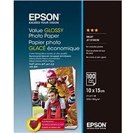 EPSON Value Glossy Photo Paper 10x15cm 100 Blatt - Fotopapier