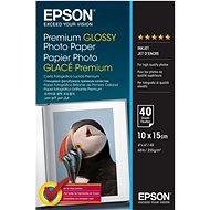 Epson Premium Glossy Photo Fotópapír Photo 10x15 40 lap - Fotópapír