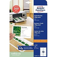 Avery Zweckform C32011-10 Business card paper - Business Cards