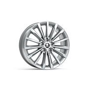 Škoda Kolo z lehké slitiny TRINITY 18" pro Kodiaq, stříbrné - Aluminium Wheel Cover