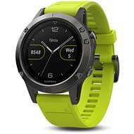 Garmin Fenix 5 Grey, Yellow band - Smart Watch