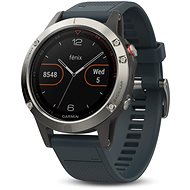 Garmin Fenix 5 Silver, Granite band - Smart Watch