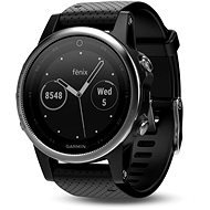 Garmin Fenix 5S Silver, Black band - Smart Watch