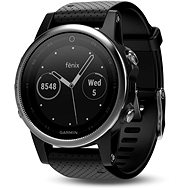 Garmin Fenix 5S Silver, Black band - Smart Watch