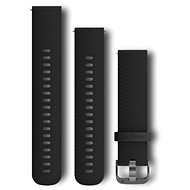 Garmin Quick Release 20 silikónový čierny (tmavá pracka) - Remienok na hodinky