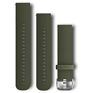 Garmin Quick Release 20 Silicone Green (Silberschnalle) - Armband