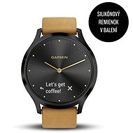 Garmin vívomove HR Premium Onyx Black Tan Suede - Smart Watch
