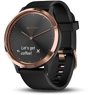 Garmin vívomove HR Sport Rose Gold Black (size S/M) - Smart Watch