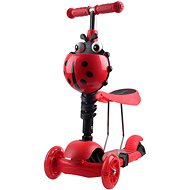 ENERO 2in1 BERUŠKA with LED wheels, red - Children's Scooter