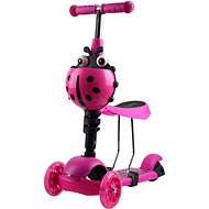 ENERO 2in1 BERUŠKA with LED wheels, pink - Children's Scooter