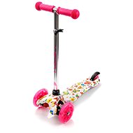 Meteor MINI SCOOTER with luminous wheels, Butterflies - Children's Scooter