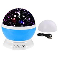 LED night lamp with star projection, purple swivel - Night Light