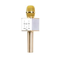 Karaoke bluetooth microphone with speaker, gold - Microphone