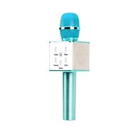 Karaoke bluetooth microphone with speaker, blue - Microphone